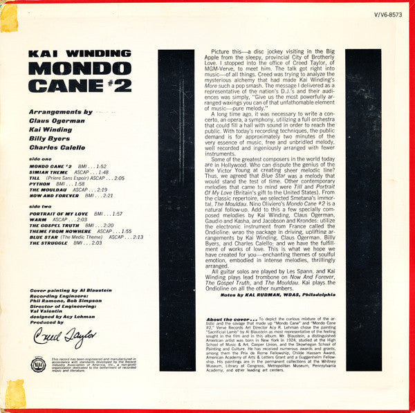 Kai Winding : Mondo Cane #2 (LP, Album)