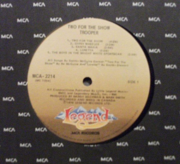 Trooper (4) : Two For The Show (LP, Album, MCA)