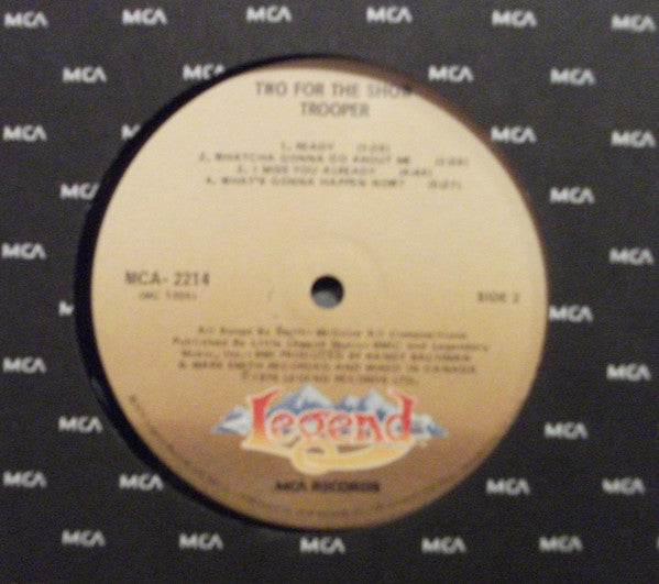 Trooper (4) : Two For The Show (LP, Album, MCA)