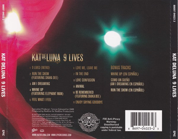 Kat DeLuna : 9 Lives (CD, Album)