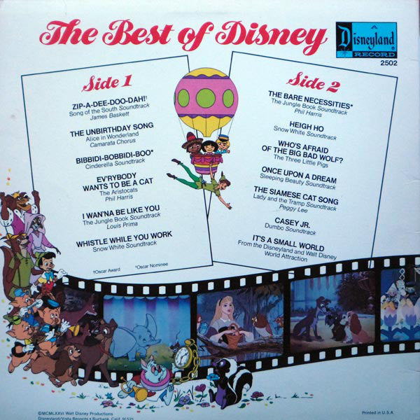 Various : The Best Of Disney Volume One (LP, Comp)