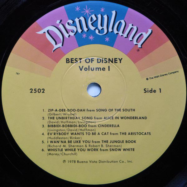 Various : The Best Of Disney Volume One (LP, Comp)