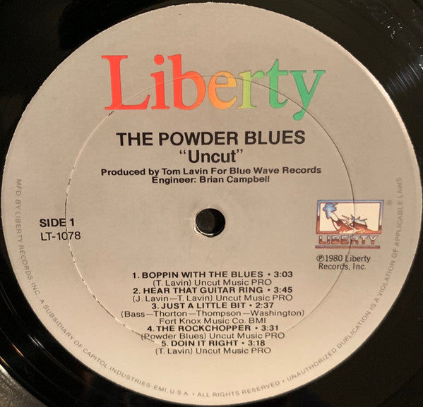 Powder Blues : Uncut (LP, Album)
