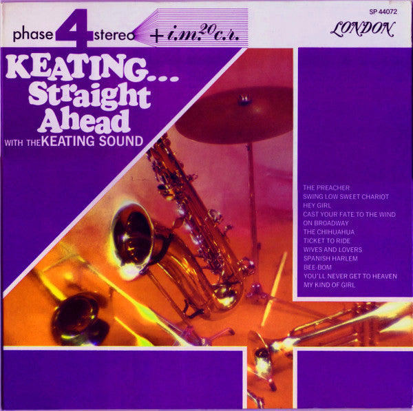 John Keating With The Keating Sound : Keating...Straight Ahead (LP, Album, Gat)