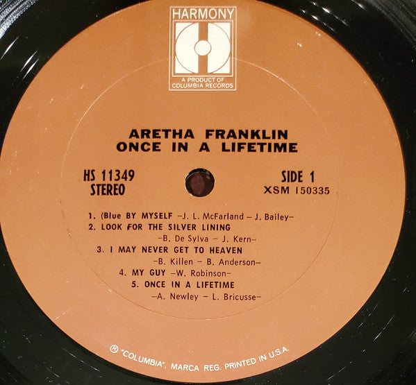 Aretha Franklin : Once In A Lifetime (LP, Album, Comp)