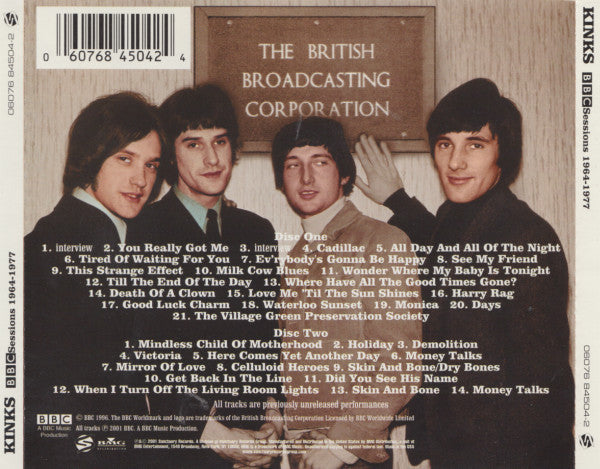 The Kinks : BBC Sessions 1964 - 1977 (2xCD, Comp, RM)