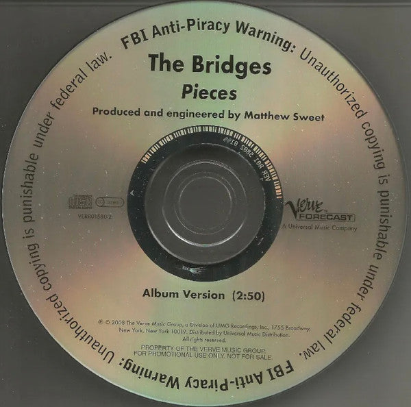 The Bridges : Pieces (CD, Single, Promo)