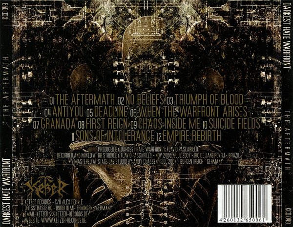 Darkest Hate Warfront : The Aftermath (CD, Album)