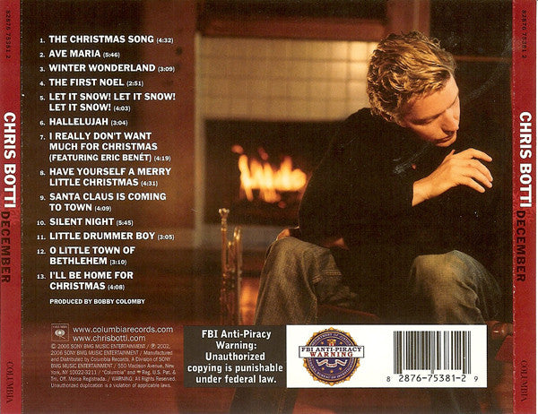 Chris Botti : December (CD, Album, RE, Son)