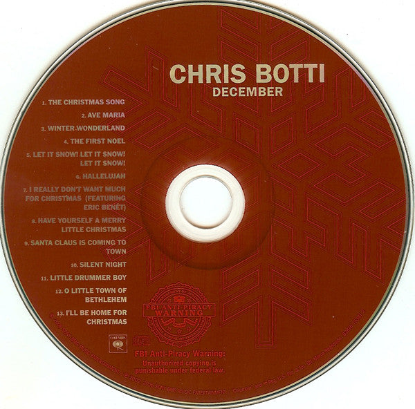 Chris Botti : December (CD, Album, RE, Son)