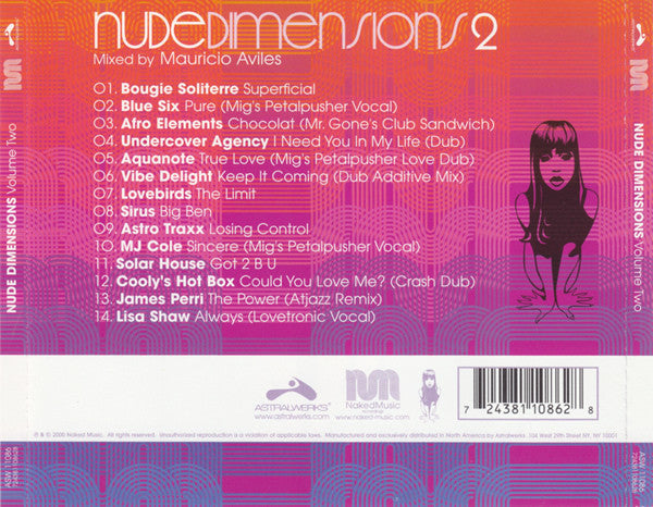 Various : Nude Dimensions 2 (CD, Comp, Mixed)