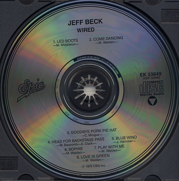 Jeff Beck : Wired (CD, Album, RE)