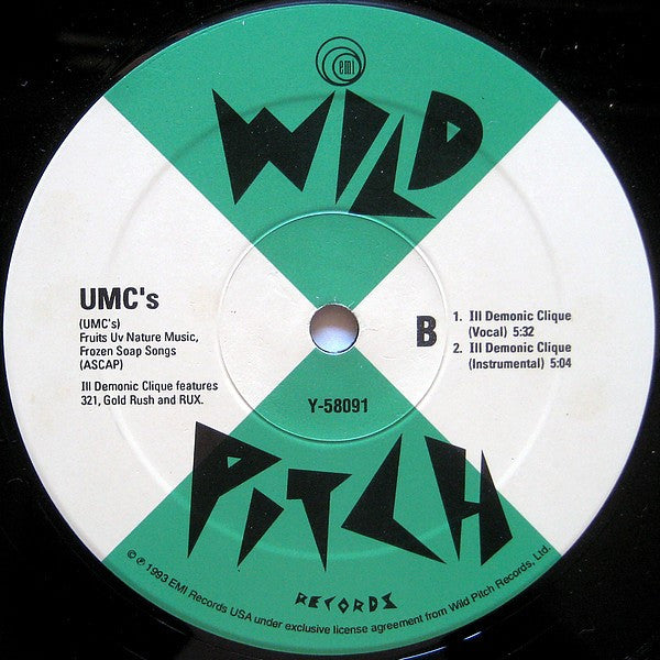 UMC's : Time To Set It Straight / Ill Demonic Clique (12")