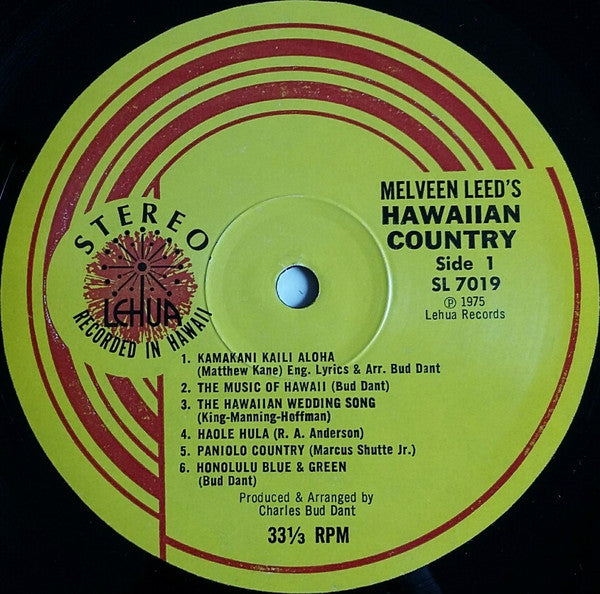 Melveen Leed : Melveen Leed's Hawaiian Country (LP, Album)