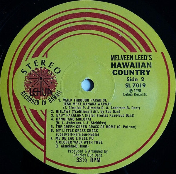 Melveen Leed : Melveen Leed's Hawaiian Country (LP, Album)