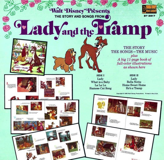 Ginny Tyler : The Story And Songs From Lady And The Tramp (LP, Album, Pur)