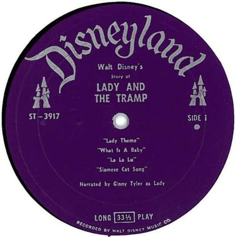 Ginny Tyler : The Story And Songs From Lady And The Tramp (LP, Album, Pur)