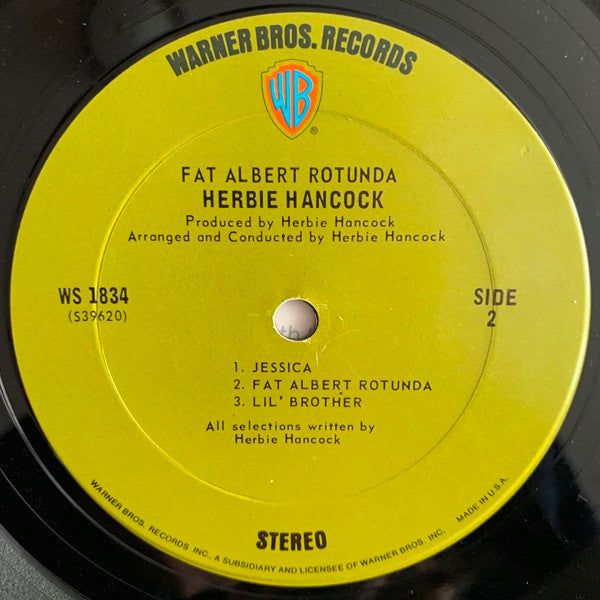 Herbie Hancock : Fat Albert Rotunda (LP, Album, RE, RP, Ter)