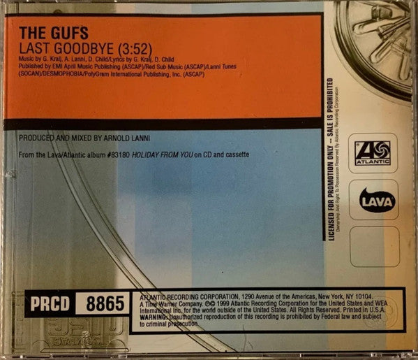 The Gufs : Last Goodbye (CD, Single, Promo)