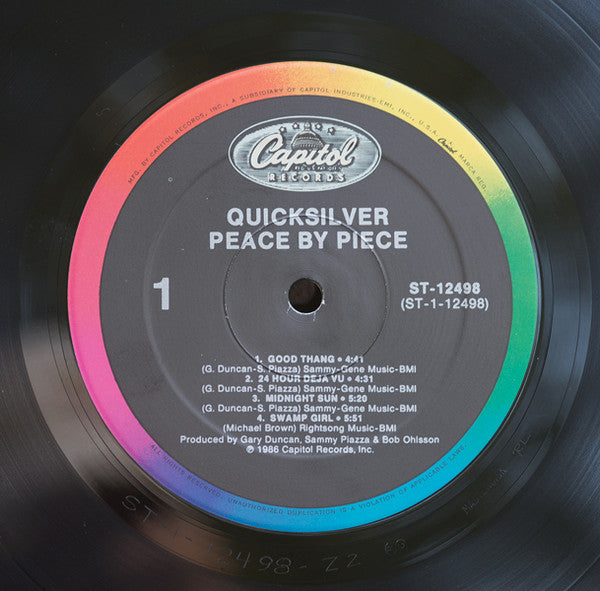 Quicksilver Messenger Service : Peace By Piece (LP, Album)