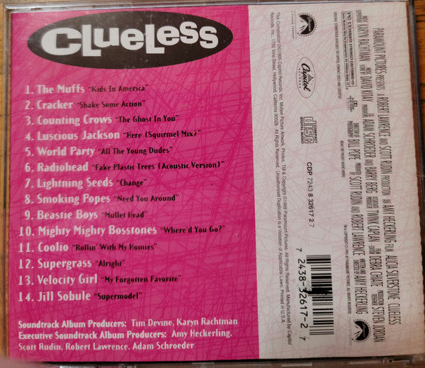 Various : Clueless (Original Motion Picture Soundtrack) (CD, Comp, Promo)