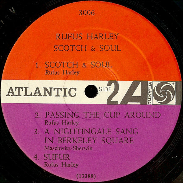 Rufus Harley : Scotch & Soul (LP, Album, Mono)