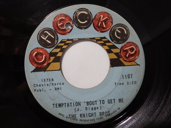Knight Brothers : Temptation 'Bout To Get Me (7", Single)