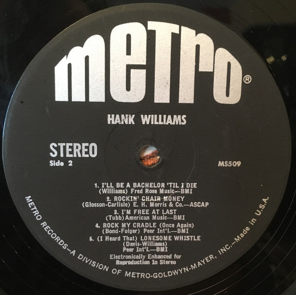 Hank Williams With His Drifting Cowboys : Hank Williams (LP, Comp)