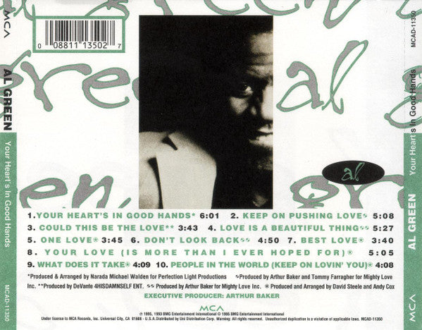 Al Green : Your Heart's In Good Hands (CD, Album)