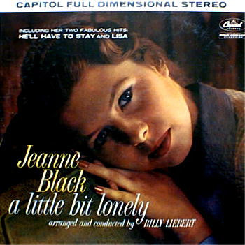 Jeanne Black : A Little Bit Lonely (LP)