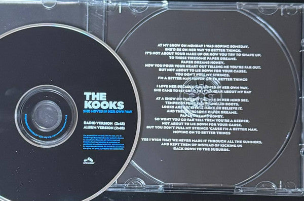 The Kooks : She Moves In Her Own Way (CD, Single, Promo)