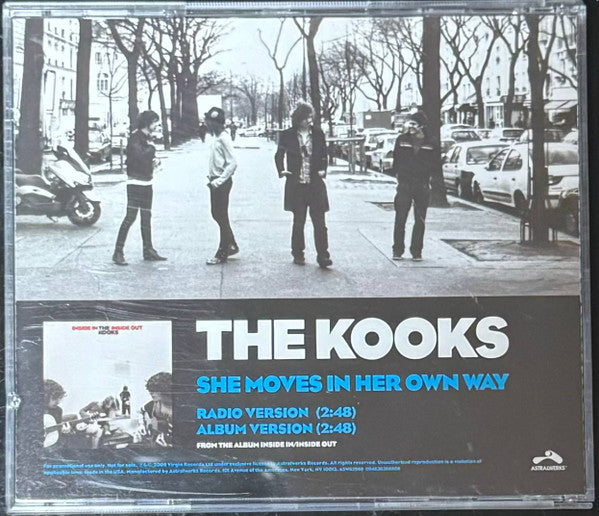 The Kooks : She Moves In Her Own Way (CD, Single, Promo)
