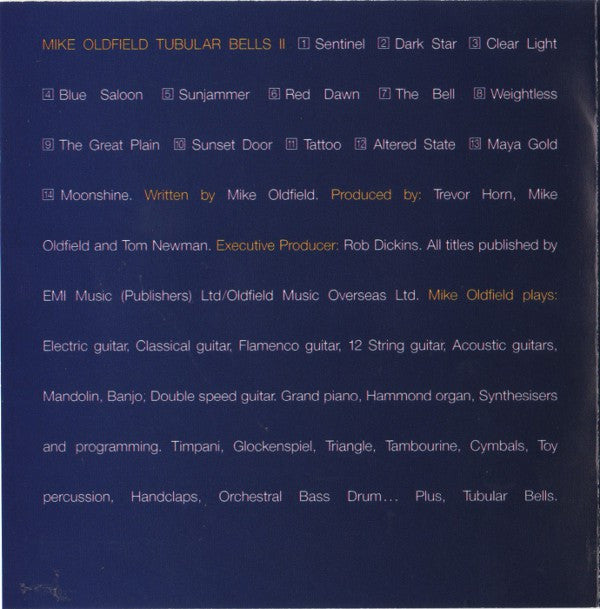 Mike Oldfield : Tubular Bells 2 (CD, Album)