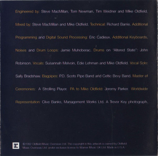 Mike Oldfield : Tubular Bells 2 (CD, Album)