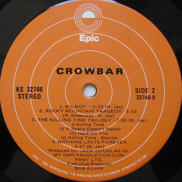 Crowbar (3) : KE32746 (LP, Album)