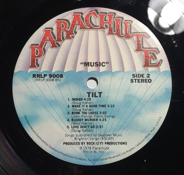 Tilt (12) : Music (LP, Album)