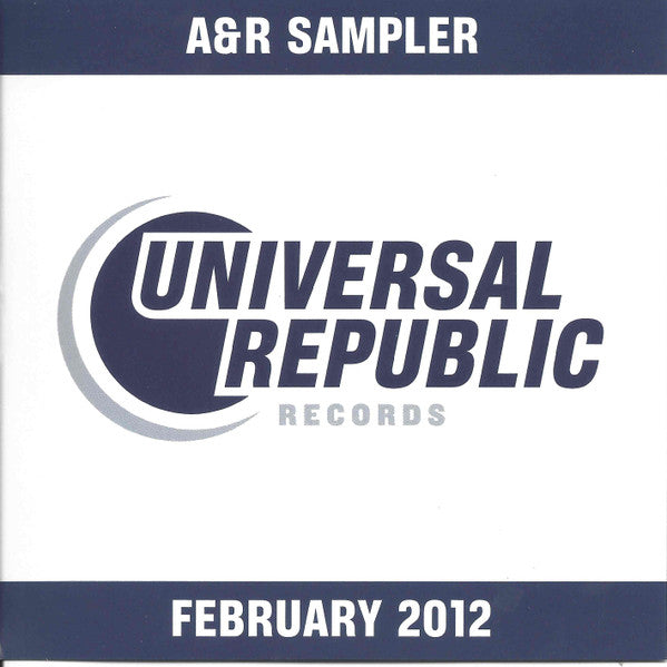 Various : A&R Sampler (February 2012 Volume 54) (CD, Promo, Smplr)
