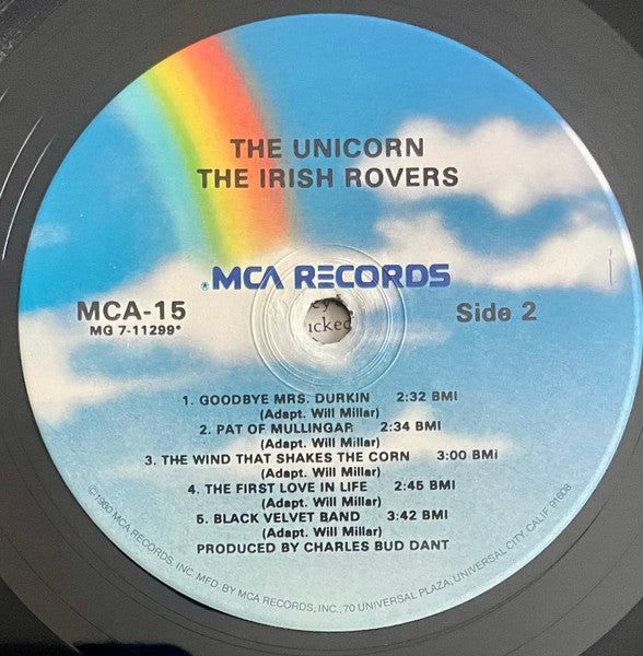 The Irish Rovers : The Unicorn (LP, Album, RE, Pin)