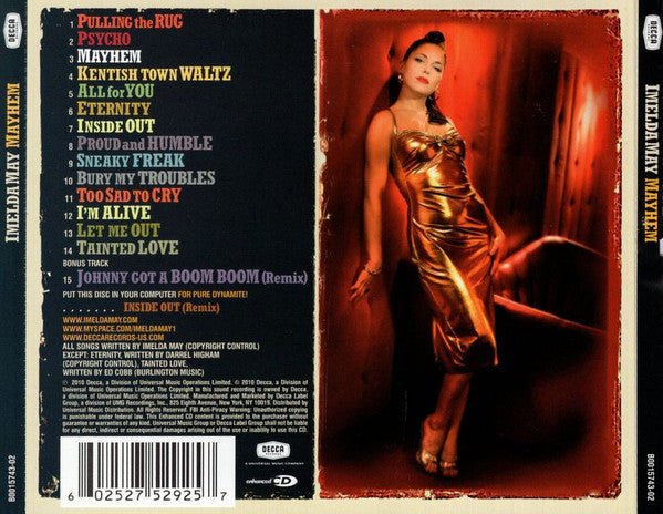 Imelda May : Mayhem (CD, Album, Enh, RE)
