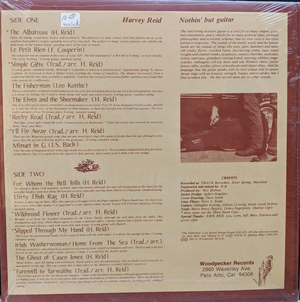 Harvey Reid : Nothin' But Guitar (LP)