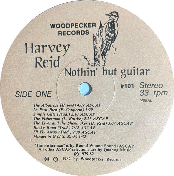 Harvey Reid : Nothin' But Guitar (LP)