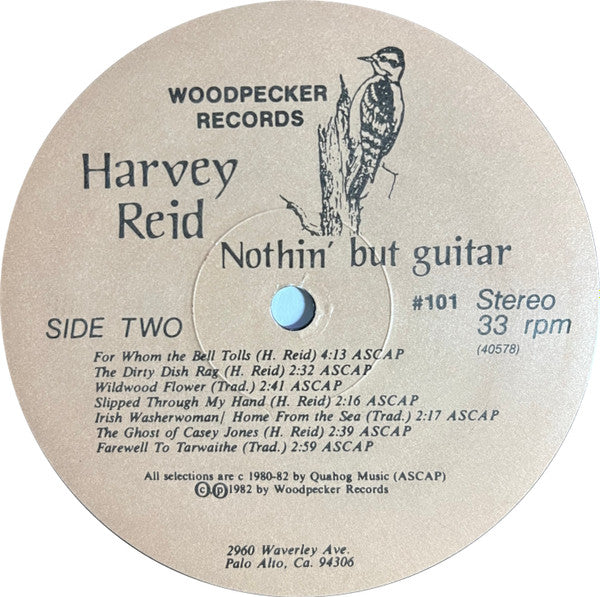 Harvey Reid : Nothin' But Guitar (LP)
