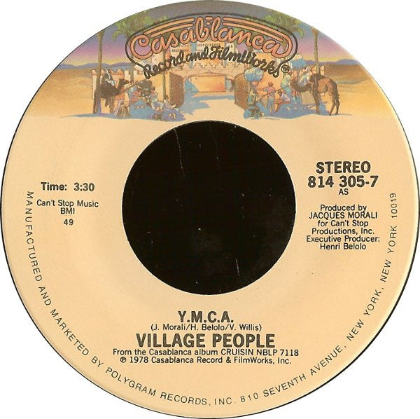 Village People : Y.M.C.A. / San Francisco (You've Got Me) (7", Single)