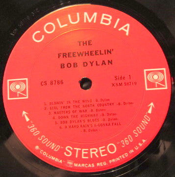Bob Dylan : The Freewheelin' Bob Dylan (LP, Album, RE, Pit)