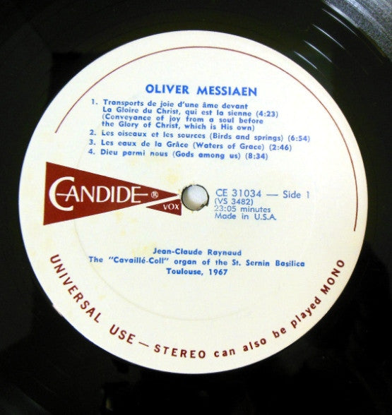 Olivier Messiaen : Pieces For Organ (LP, Album)