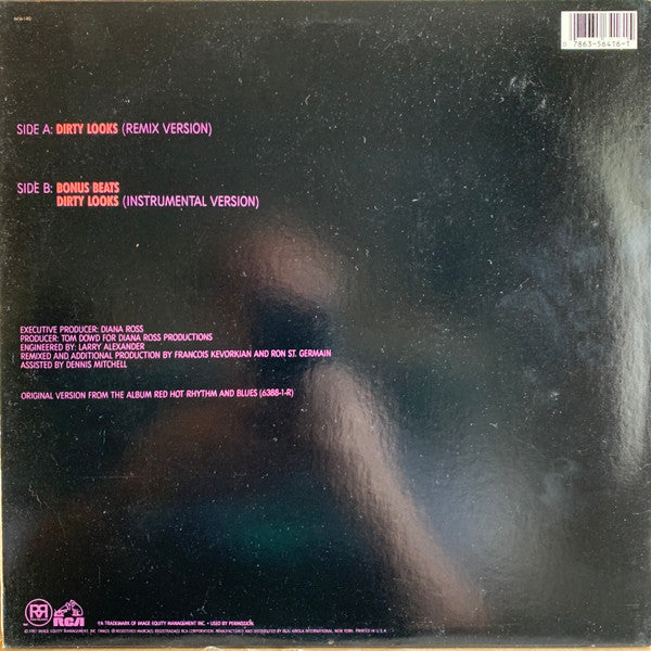 Diana Ross : Dirty Looks (12", All)