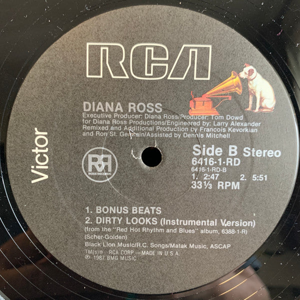 Diana Ross : Dirty Looks (12", All)