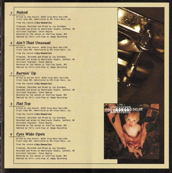 Goo Goo Dolls : What I Learned About Ego, Opinion, Art  & Commerce (1987-2000) (CD, Comp, Enh)