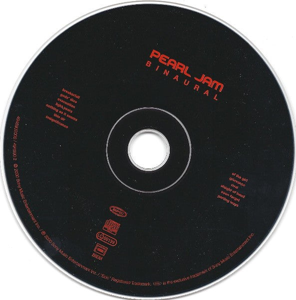 Pearl Jam : Binaural (CD, Album, Tri)