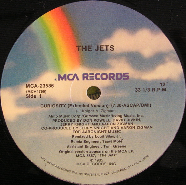 The Jets : Curiosity (12")